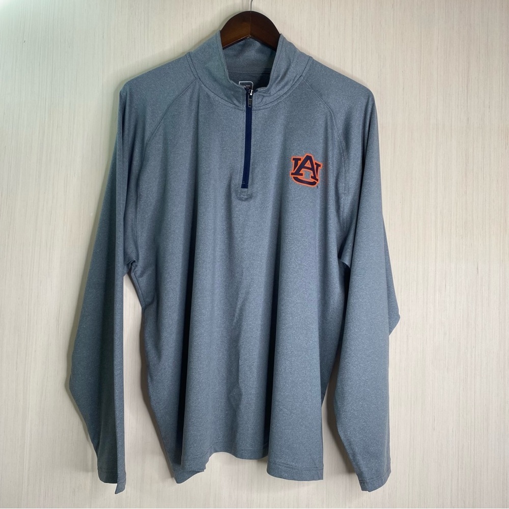Proedge by Knights Apparel Auburn Tigers Gray Quarter-Zip Pullover Men’s XL